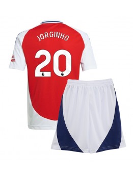 Arsenal Jorginho Frello #20 Replika Hemmakläder Barn 2024-25 Kortärmad (+ byxor)